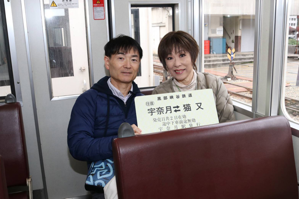 高山市で行われたねんりんピック出場の帰りに寄らせていただきました。 初富山、初トロッコ列車!猫又駅もよい記念になりました! 我が家の猫4匹に「行ってきたよ」と自慢しています。