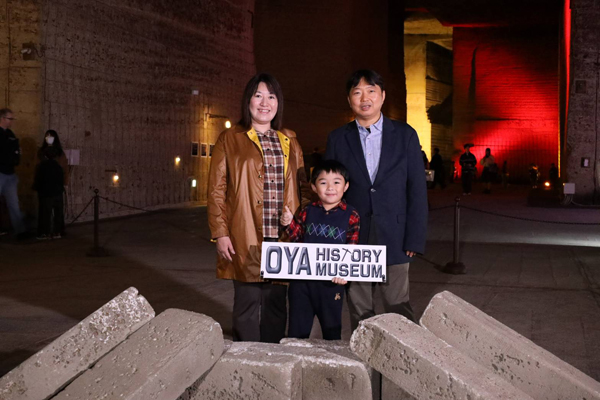 大谷石地下採掘場で素敵なひとときを過ごしました。