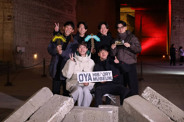 東京から仲良し6人組で来ました！大谷資料館最高！